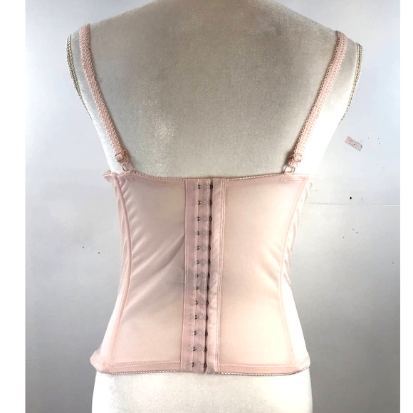 Donna L’oren Gold Label Women's Size 36B Style 2023 Pink Lace Corset Bustier - Picture 6 of 14